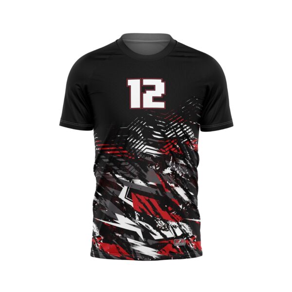 Full Dye Sub Short Sleeve Pullover Jersey - Varsity Pattern - Adult/Youth Front
