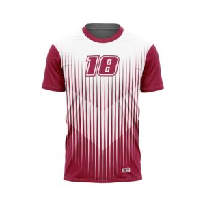 Full Dye Sub Short Sleeve Pullover Jersey - Varsity Pattern - Adult/Youth Front