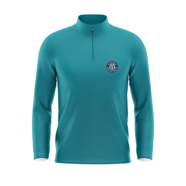 Quarter Zip Pullover Warmup Jacket - front