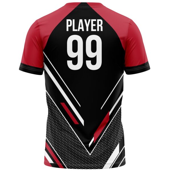 Full Dye Sub Baseball/Softball Two Button Jersey-back