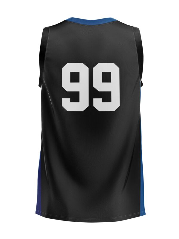 Full Dye Sub Basketball Jersey- back view