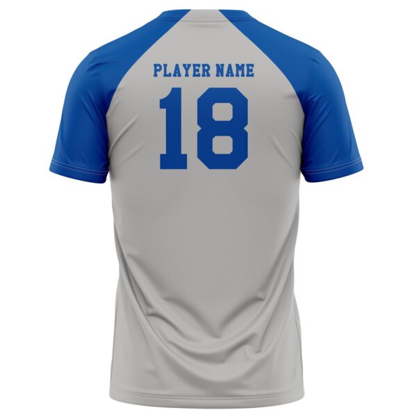 Full Dye Sub Baseball/Softball Two Button Jersey-back