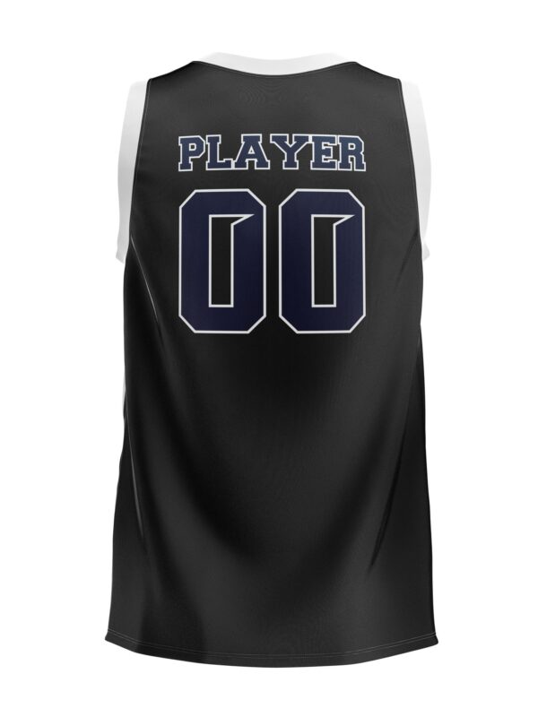 Full Dye Sub Basketball Jersey- back view