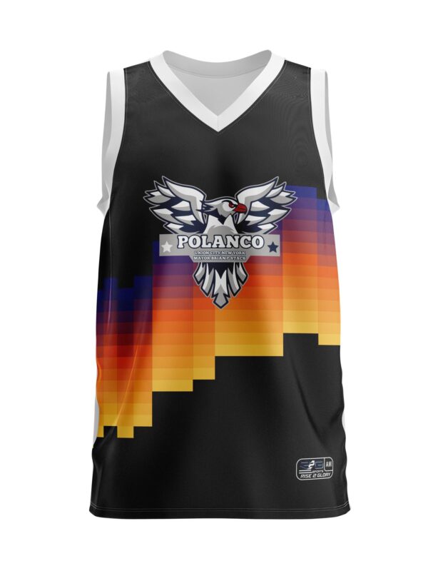 Full Dye Sub Basketball Jersey- Front view