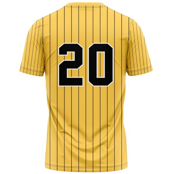 Full Dye Sub Fastpitch Two Button Jersey-back