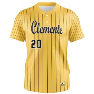 Full Dye Sub Fastpitch Two Button Jersey-front