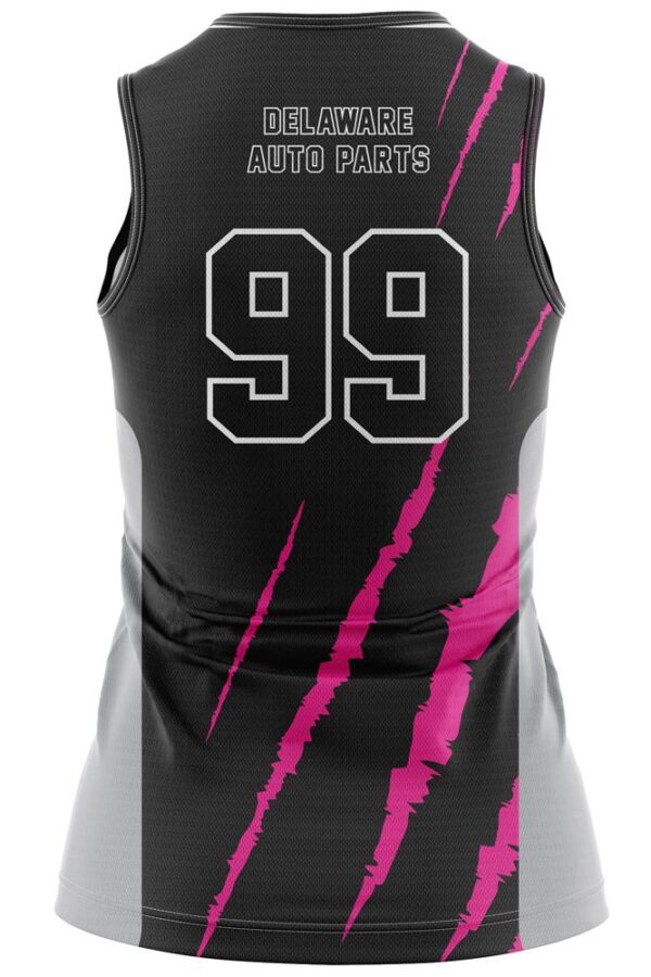 Full Dye Sub Basketball Jersey - Varsity Pattern - back