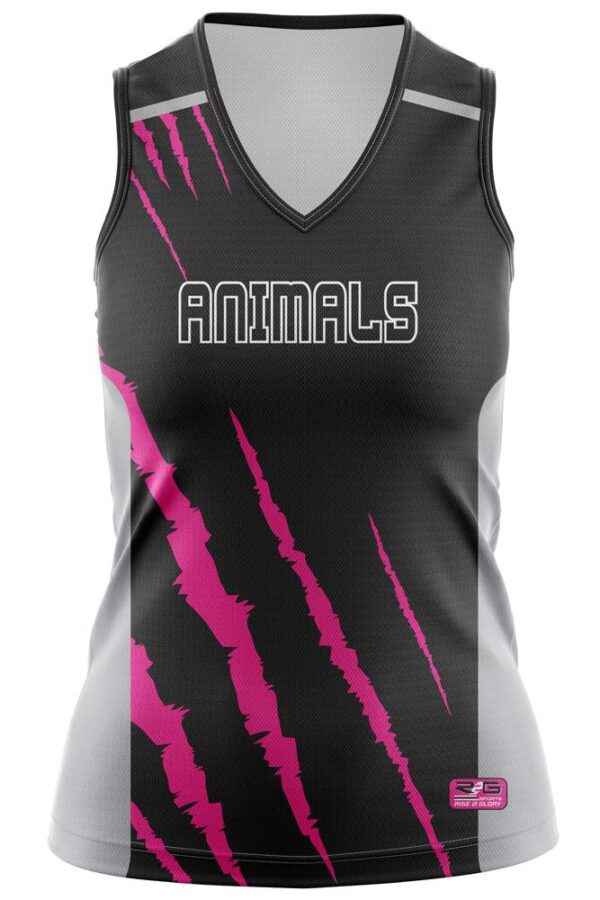 Full Dye Sub Basketball Jersey - Varsity Pattern - front