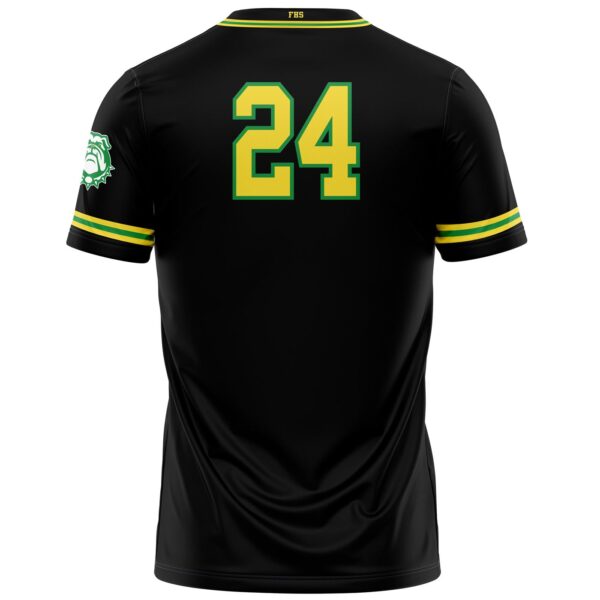 Full Dye Sub Baseball/Softball Two Button Jersey-back