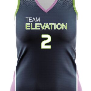 Full Dye Sub Basketball Jersey - Varsity Pattern - front