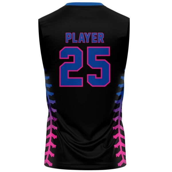 Fastpitch Two Button Jersey - back