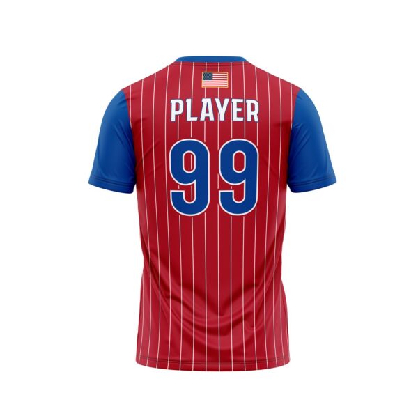 Full Dye Sub Baseball/Softball Pullover Jersey -back