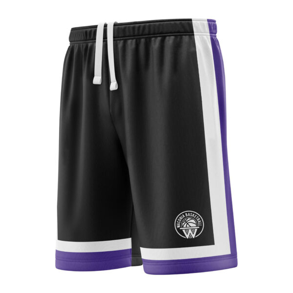 Full Dye Sub Workout Shorts - Varsity Pattern -Left view