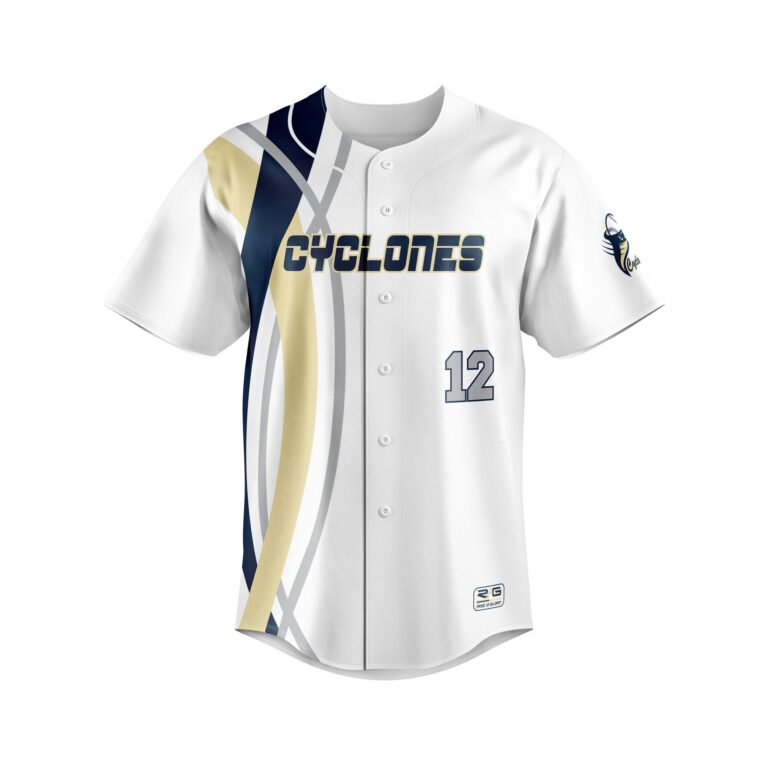 Fastpitch Faux Full Button Short Sleeve Jersey