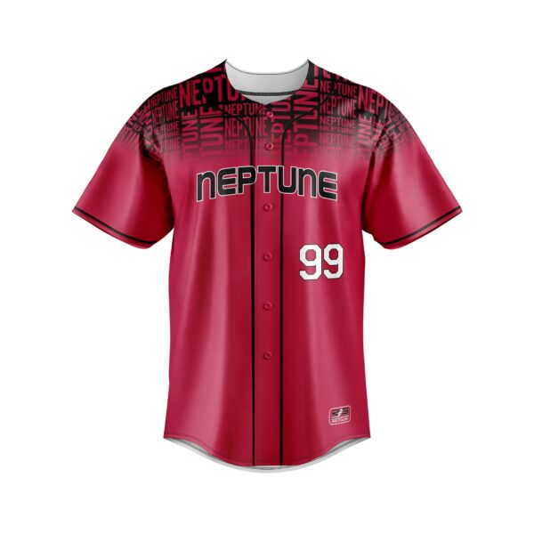 Fastpitch Faux Full Button Short Sleeve Jersey