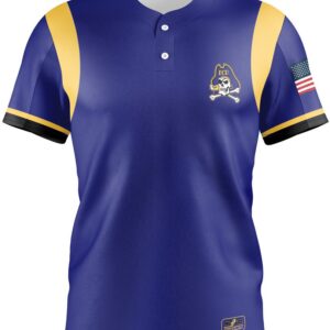 Fastpitch Two Button Jersey Pro-Fit Pro-Line Pattern front