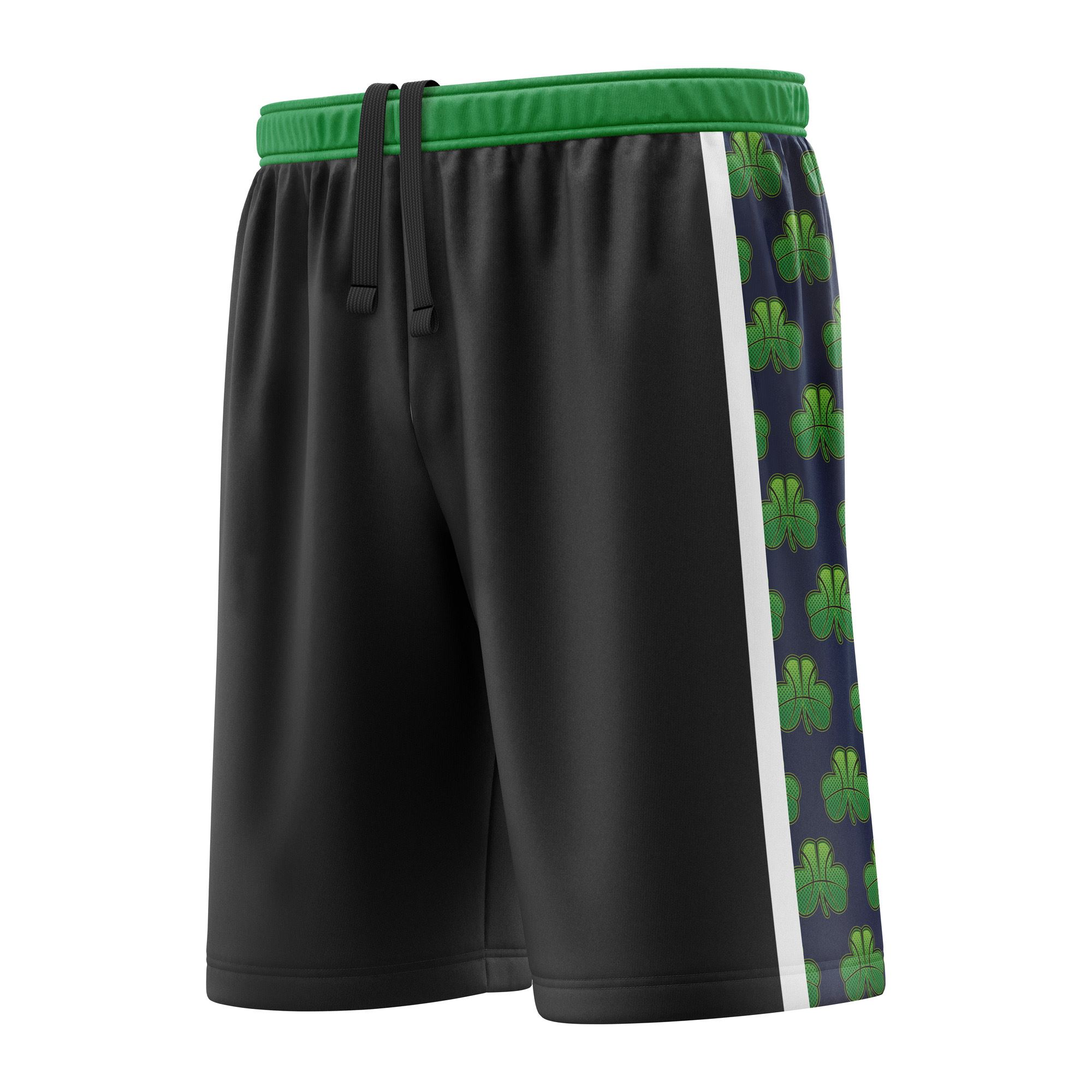 Full-Dye Basketball Shorts - Pro-line Pattern-Left view