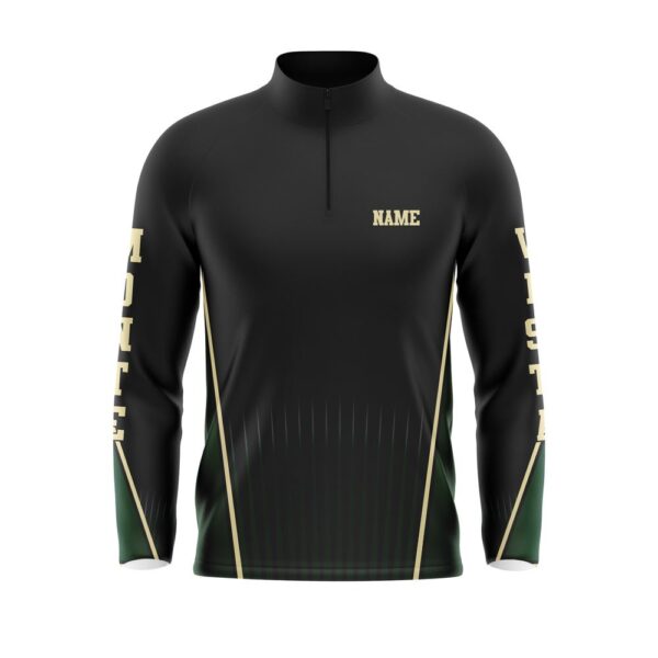 Full Dye Sub 1/4 Zip Pullover front