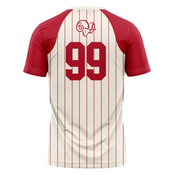Full Dye Sub Baseball/Softball Two Button Jersey - Pro-Line Pattern back