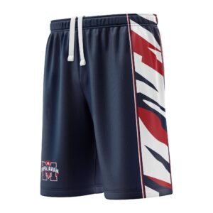 Full Dye Sub Basketball Shorts - Varsity Pattern- left view