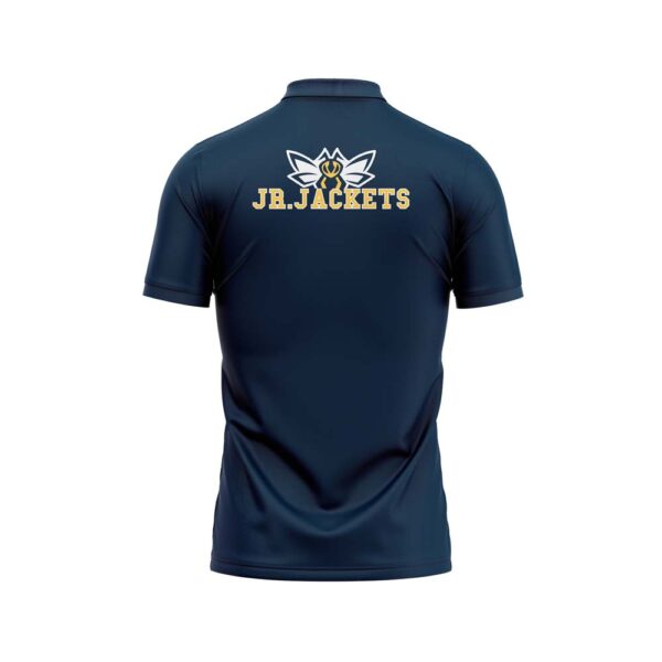 Full Dye Sub Coaches Polo front back