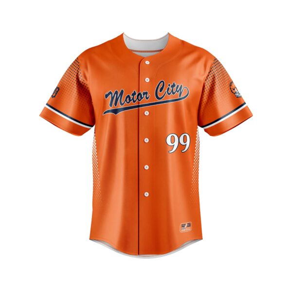 Full Dye Sub Fastpitch Full Button Jersey - Pro-Fit Pro