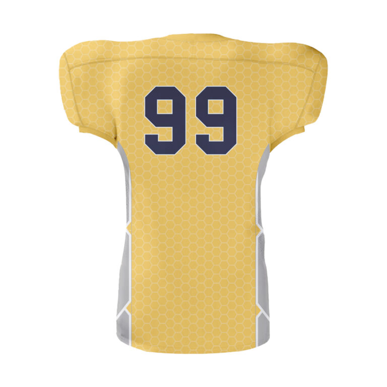 Full Dye Sub Football Jersey - Varsity Pattern back