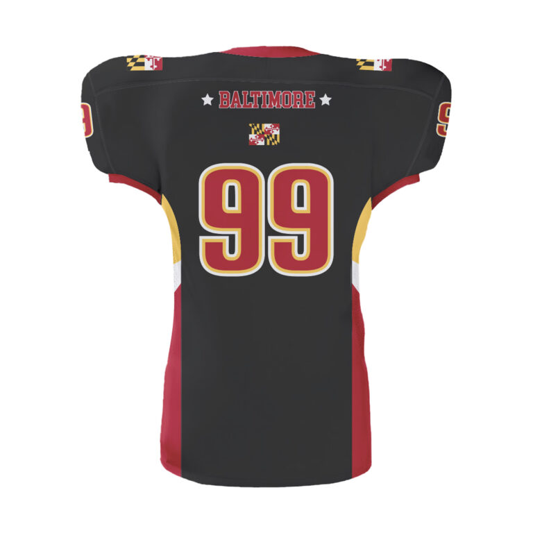 Full Dye Sub Football Jersey - Varsity Pattern back
