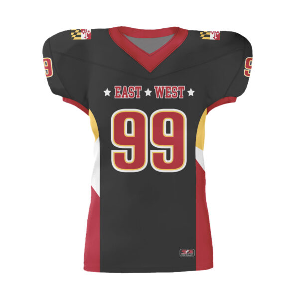 Full Dye Sub Football Jersey - Varsity Pattern front