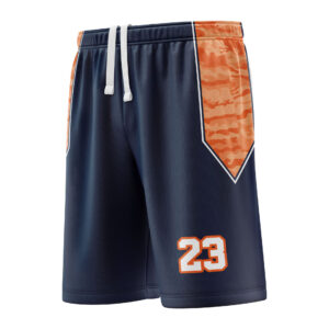 Full Dye Sub Workout Shorts - Varsity Pattern Left View