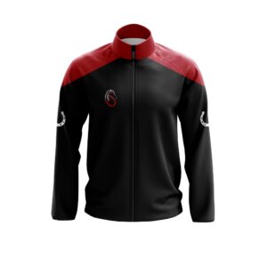 Full Zipper Woven Microfiber Warmup Jacket - Long Sleeve front