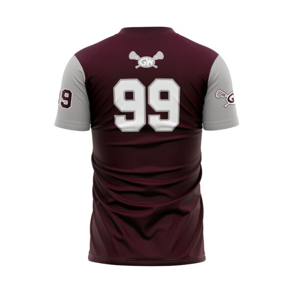 Lacrosse Shooter Shirt - Varsity Pullover Pattern front