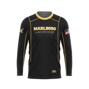 Lacrosse Shooter Shirt - Varsity Pullover Pattern front