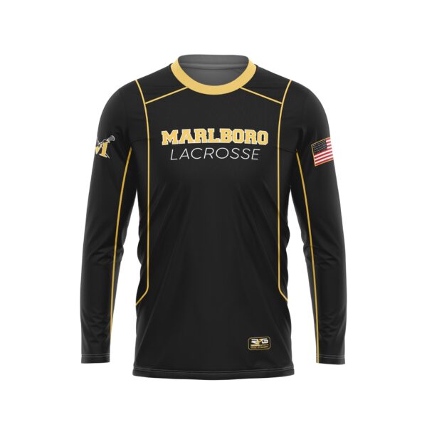 Lacrosse Shooter Shirt - Varsity Pullover Pattern front