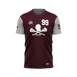 Lacrosse Shooter Shirt - Varsity Pullover Pattern front