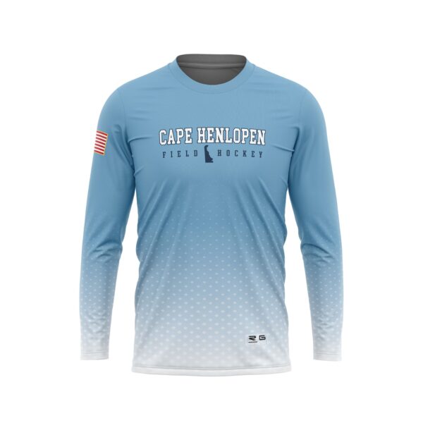 Lacrosse/Field Hockey Jersey - Varsity Pullover Pattern - Long Sleeve - back