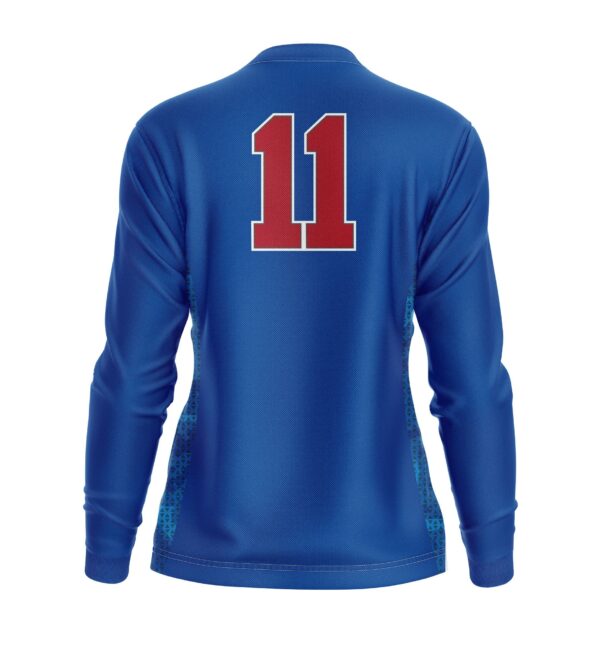 Soccer Long Sleeve Pullover Jersey - back