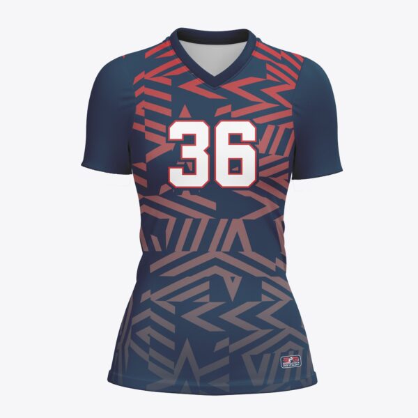 Reversible Soccer/Volleyball Jersey/Varsity Pullover Pattern front