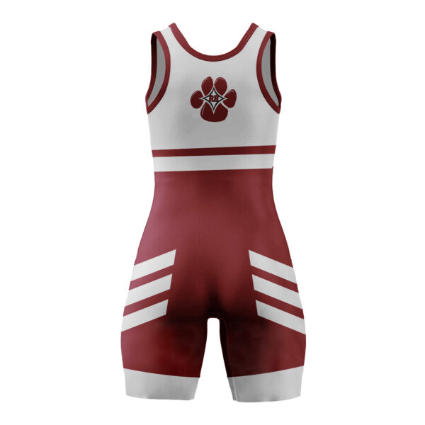 Full Dye Sub Reversible Wrestling Singlet - Single Ply - Varsity Pattern - Womens/Youth Girls - Image 2