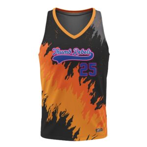 Sleeveless Racerback Pullover Jersey - Varsity Pattern front