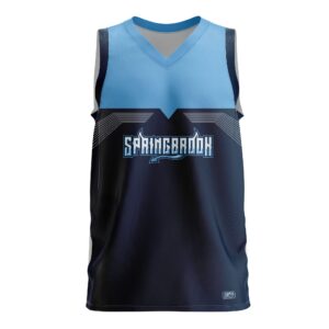 Sleeveless Racerback Pullover Jersey - Varsity Pattern front