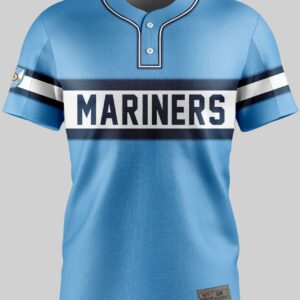 Sublimated Tackle Twill Pro Line 2 Button Baseball Jersey