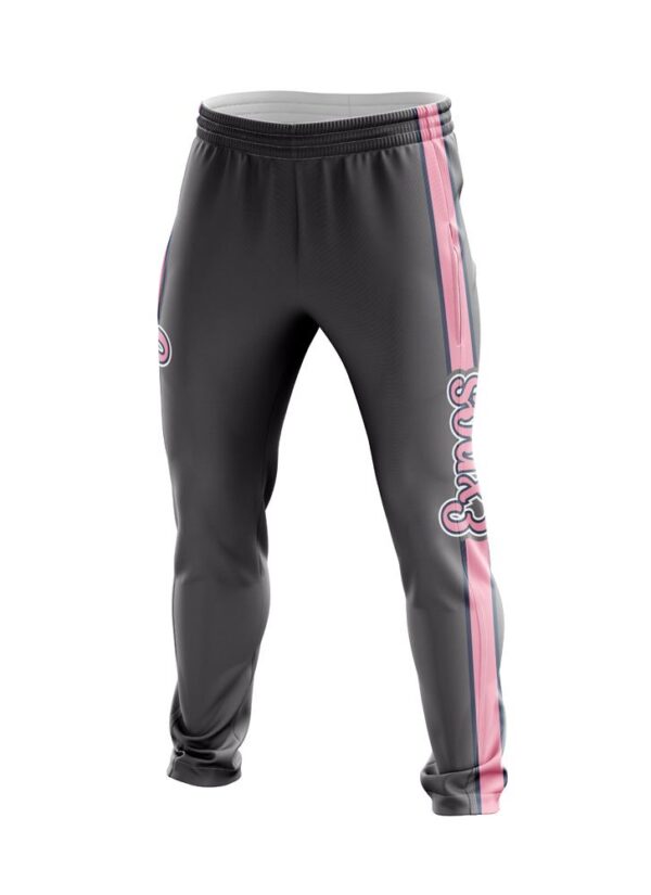 Sublimated Warmups Pants - Polyester Brushed Fleece front
