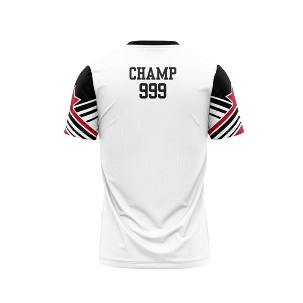 Workout Shirts - Varsity Pattern - short Sleeves back