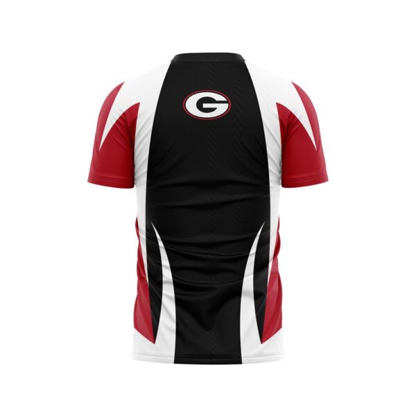 Workout Shirts - Varsity Pattern - short Sleeves back