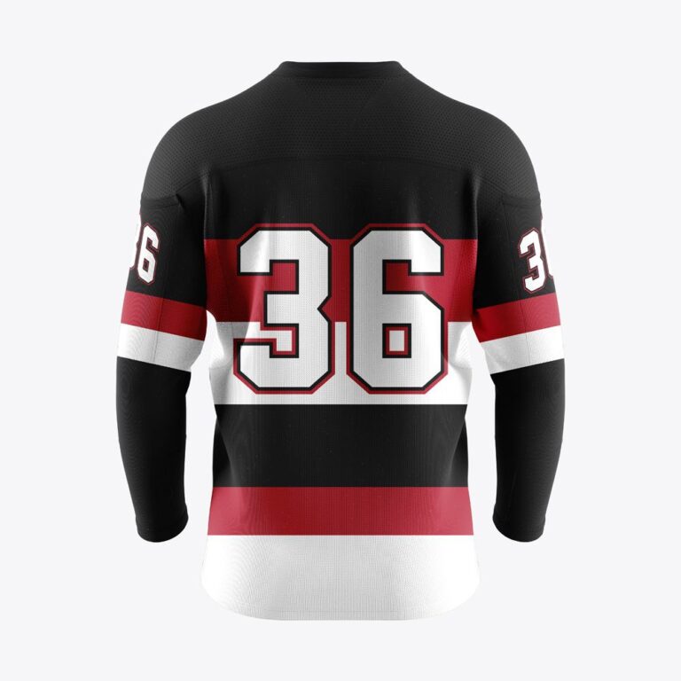 Pro-Line Lace Front Pattern Hockey Jersey back