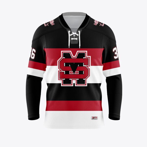 Pro-Line Lace Front Pattern Hockey Jersey front