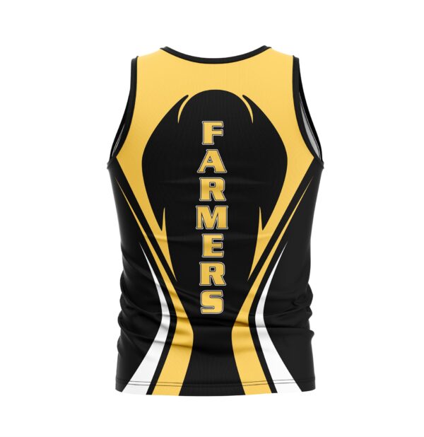 Varsity Pattern - Track/XC Jersey - Sleeveless - Standard Back - BACK