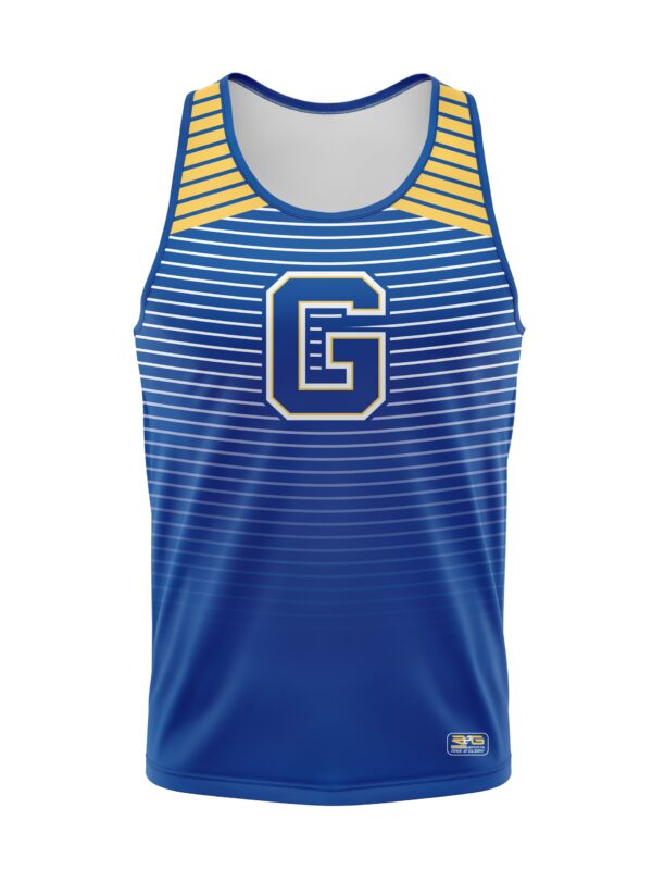 Varsity Pattern - Track/XC Jersey - Sleeveless - Standard Back - Front