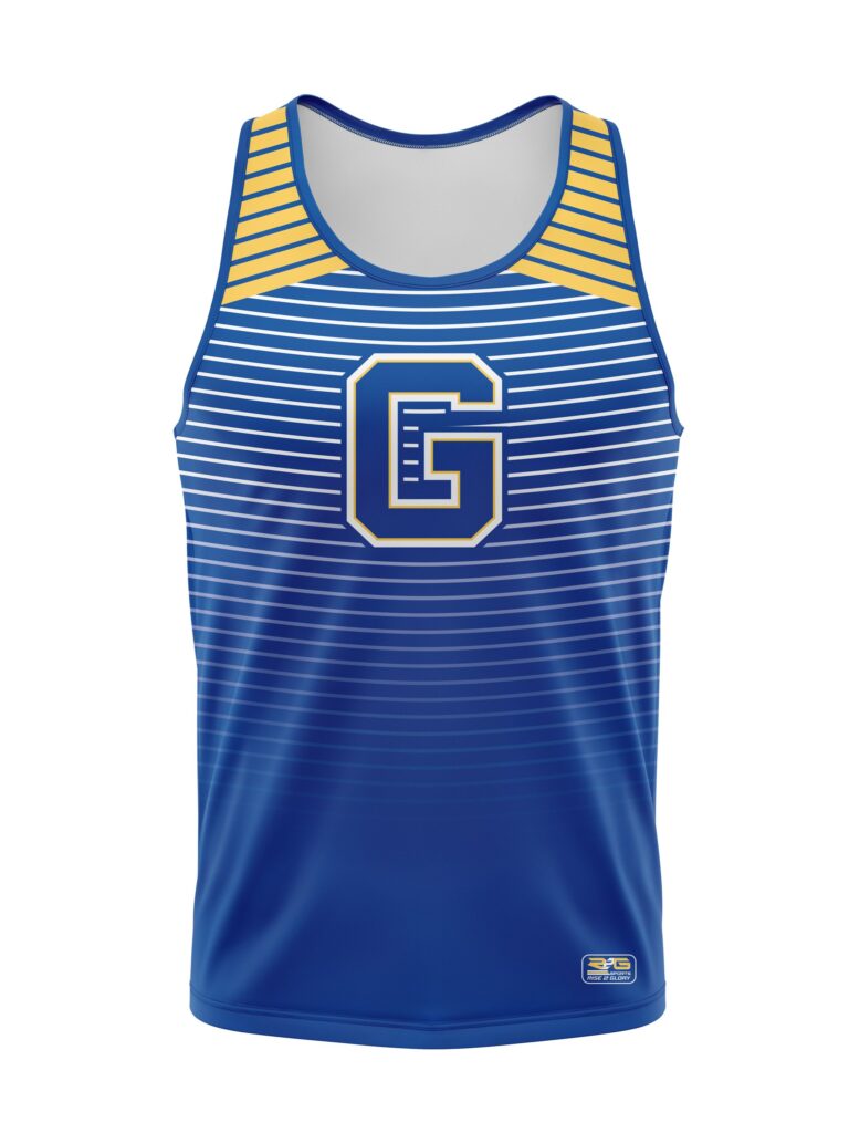 Varsity Pattern - Track/XC Jersey - Sleeveless - Standard Back - Front